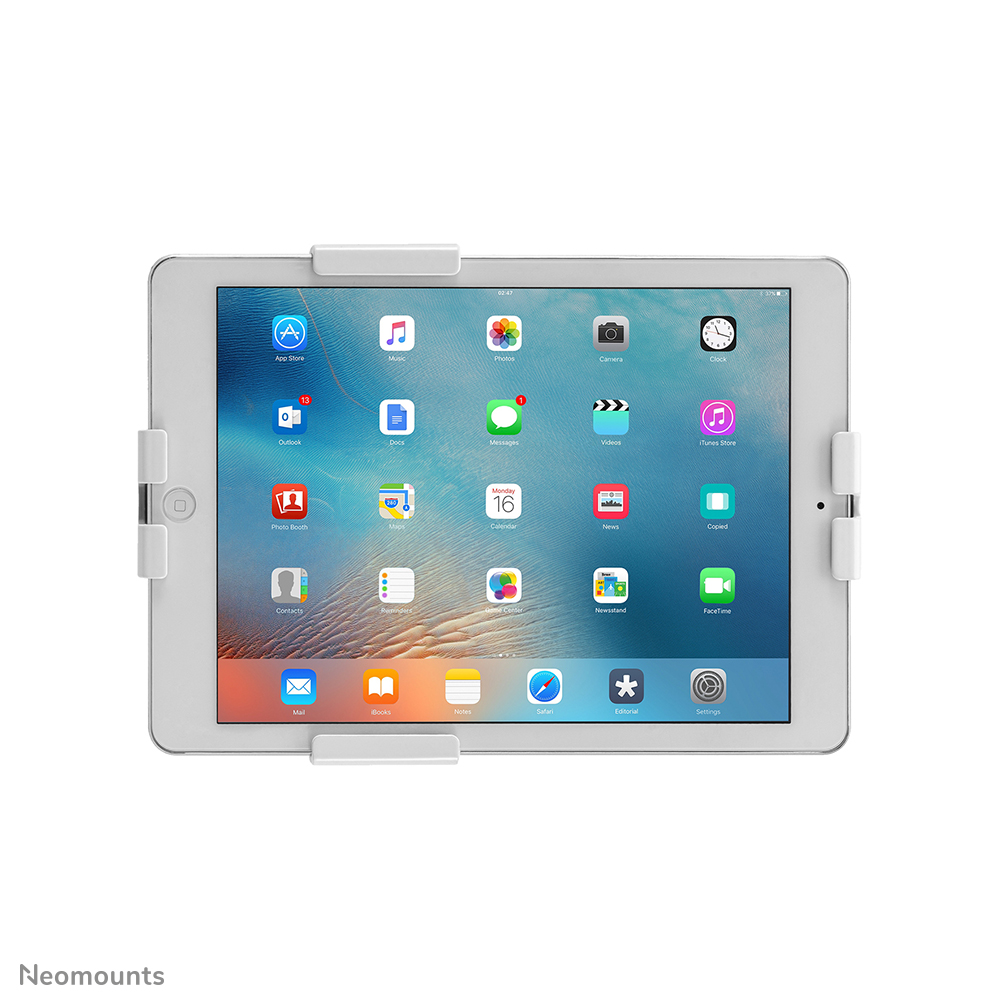 Neomounts WL15-625WH1 Tablet muurbeugel 7.9-11" - vergrendelbaar - universeel